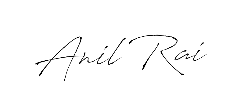 Design your own signature with our free online signature maker. With this signature software, you can create a handwritten (Antro_Vectra) signature for name Anil Rai. Anil Rai signature style 6 images and pictures png