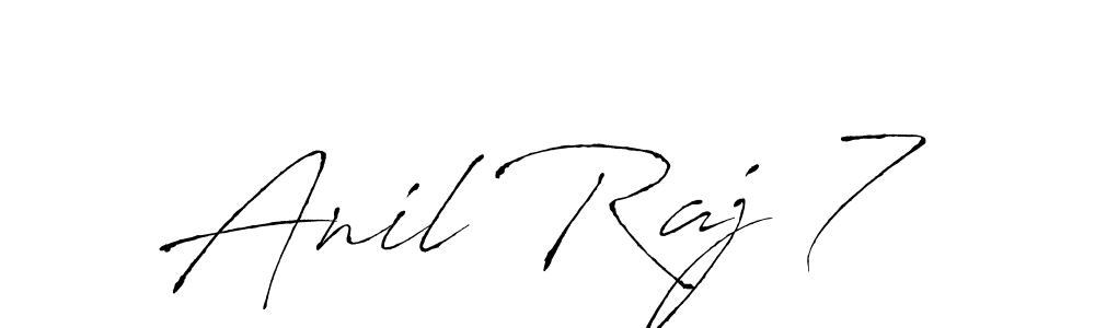 The best way (Antro_Vectra) to make a short signature is to pick only two or three words in your name. The name Anil Raj 7 include a total of six letters. For converting this name. Anil Raj 7 signature style 6 images and pictures png