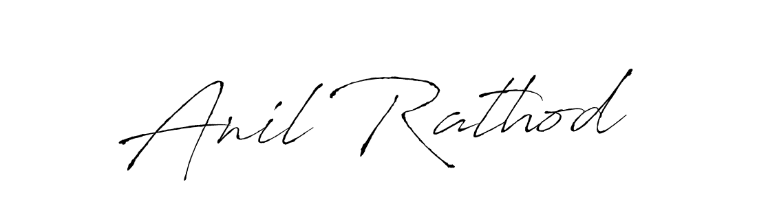 Make a beautiful signature design for name Anil Rathod. With this signature (Antro_Vectra) style, you can create a handwritten signature for free. Anil Rathod signature style 6 images and pictures png