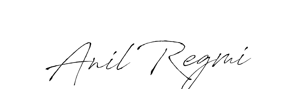 Make a beautiful signature design for name Anil Regmi. With this signature (Antro_Vectra) style, you can create a handwritten signature for free. Anil Regmi signature style 6 images and pictures png