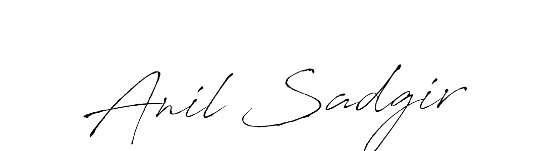 Also we have Anil Sadgir name is the best signature style. Create professional handwritten signature collection using Antro_Vectra autograph style. Anil Sadgir signature style 6 images and pictures png