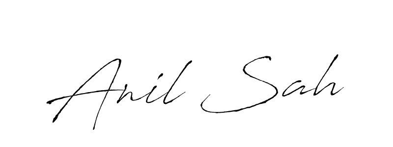 Design your own signature with our free online signature maker. With this signature software, you can create a handwritten (Antro_Vectra) signature for name Anil Sah. Anil Sah signature style 6 images and pictures png