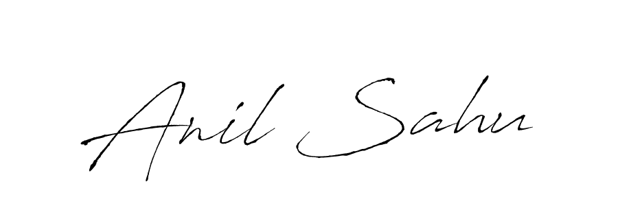 Design your own signature with our free online signature maker. With this signature software, you can create a handwritten (Antro_Vectra) signature for name Anil Sahu. Anil Sahu signature style 6 images and pictures png