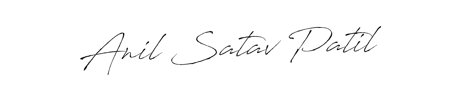 Make a beautiful signature design for name Anil Satav Patil. Use this online signature maker to create a handwritten signature for free. Anil Satav Patil signature style 6 images and pictures png