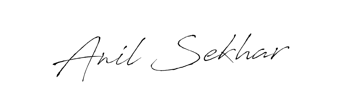 Also we have Anil Sekhar name is the best signature style. Create professional handwritten signature collection using Antro_Vectra autograph style. Anil Sekhar signature style 6 images and pictures png