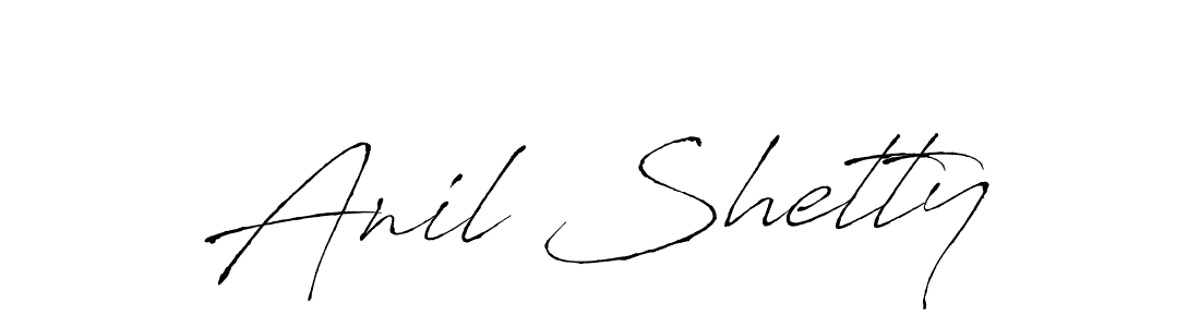 Design your own signature with our free online signature maker. With this signature software, you can create a handwritten (Antro_Vectra) signature for name Anil Shetty. Anil Shetty signature style 6 images and pictures png