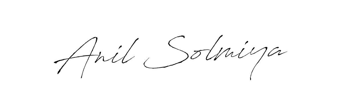 You can use this online signature creator to create a handwritten signature for the name Anil Solmiya. This is the best online autograph maker. Anil Solmiya signature style 6 images and pictures png