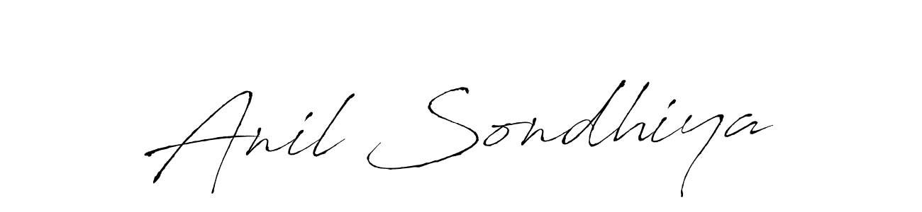 The best way (Antro_Vectra) to make a short signature is to pick only two or three words in your name. The name Anil Sondhiya include a total of six letters. For converting this name. Anil Sondhiya signature style 6 images and pictures png