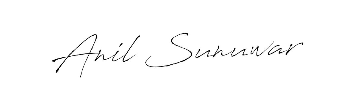 Use a signature maker to create a handwritten signature online. With this signature software, you can design (Antro_Vectra) your own signature for name Anil Sunuwar. Anil Sunuwar signature style 6 images and pictures png