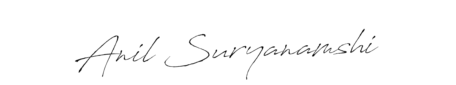 You should practise on your own different ways (Antro_Vectra) to write your name (Anil Suryanamshi) in signature. don't let someone else do it for you. Anil Suryanamshi signature style 6 images and pictures png