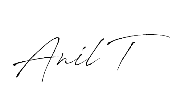 Anil T stylish signature style. Best Handwritten Sign (Antro_Vectra) for my name. Handwritten Signature Collection Ideas for my name Anil T. Anil T signature style 6 images and pictures png