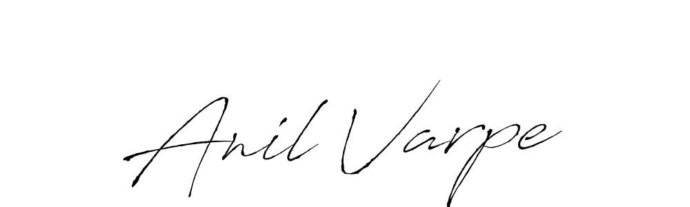 Use a signature maker to create a handwritten signature online. With this signature software, you can design (Antro_Vectra) your own signature for name Anil Varpe. Anil Varpe signature style 6 images and pictures png