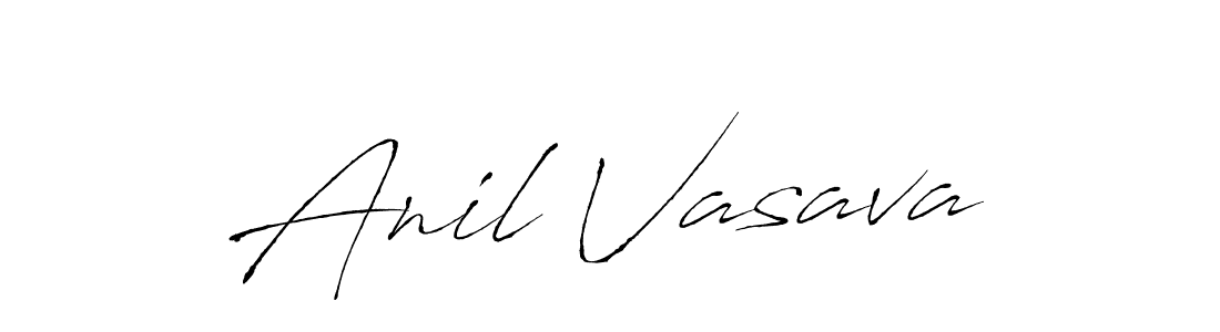 Also we have Anil Vasava name is the best signature style. Create professional handwritten signature collection using Antro_Vectra autograph style. Anil Vasava signature style 6 images and pictures png