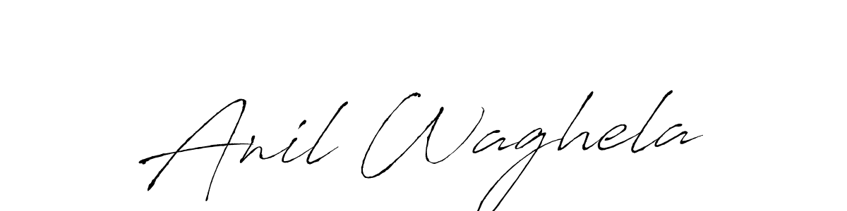 Also we have Anil Waghela name is the best signature style. Create professional handwritten signature collection using Antro_Vectra autograph style. Anil Waghela signature style 6 images and pictures png