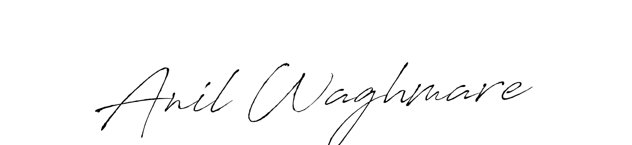 Anil Waghmare stylish signature style. Best Handwritten Sign (Antro_Vectra) for my name. Handwritten Signature Collection Ideas for my name Anil Waghmare. Anil Waghmare signature style 6 images and pictures png