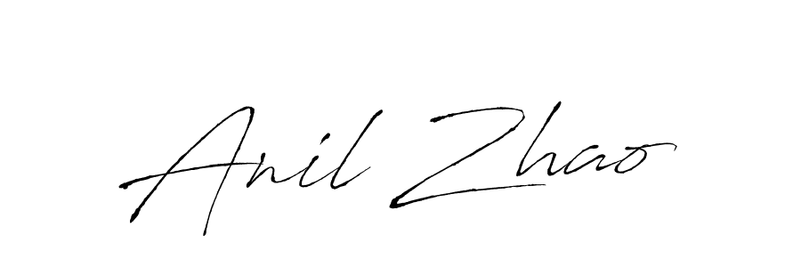 Make a beautiful signature design for name Anil Zhao. With this signature (Antro_Vectra) style, you can create a handwritten signature for free. Anil Zhao signature style 6 images and pictures png