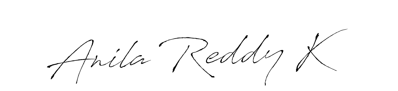 Make a beautiful signature design for name Anila Reddy K. Use this online signature maker to create a handwritten signature for free. Anila Reddy K signature style 6 images and pictures png