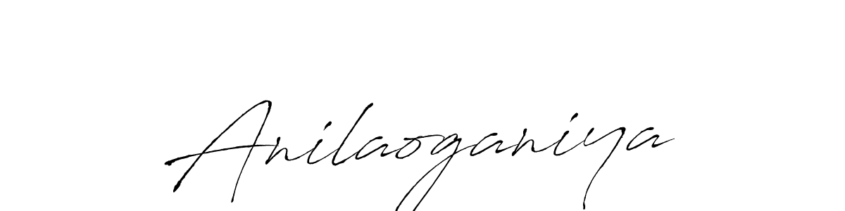 How to make Anilaoganiya name signature. Use Antro_Vectra style for creating short signs online. This is the latest handwritten sign. Anilaoganiya signature style 6 images and pictures png