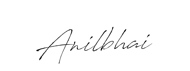 How to make Anilbhai signature? Antro_Vectra is a professional autograph style. Create handwritten signature for Anilbhai name. Anilbhai signature style 6 images and pictures png