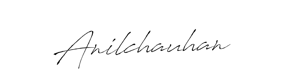 Create a beautiful signature design for name Anilchauhan. With this signature (Antro_Vectra) fonts, you can make a handwritten signature for free. Anilchauhan signature style 6 images and pictures png