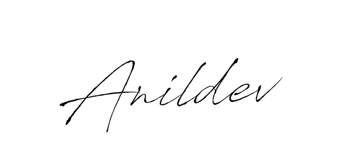 You can use this online signature creator to create a handwritten signature for the name Anildev. This is the best online autograph maker. Anildev signature style 6 images and pictures png