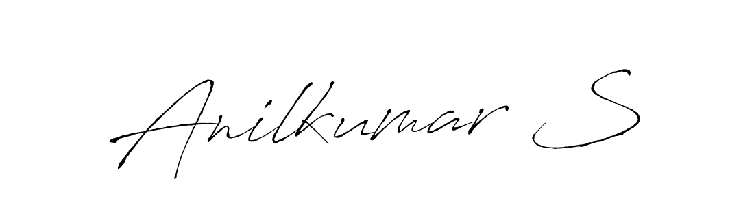 Design your own signature with our free online signature maker. With this signature software, you can create a handwritten (Antro_Vectra) signature for name Anilkumar S. Anilkumar S signature style 6 images and pictures png