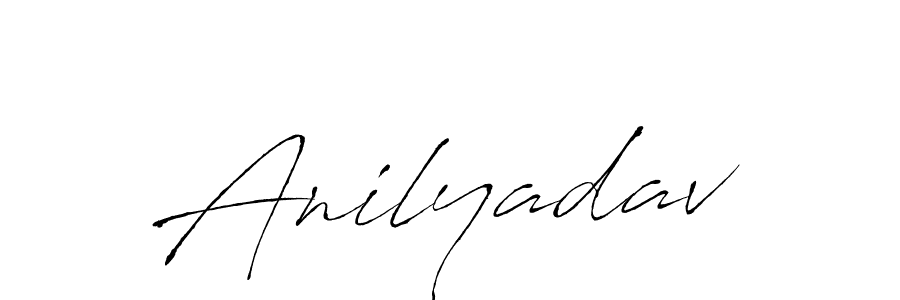 How to make Anilyadav name signature. Use Antro_Vectra style for creating short signs online. This is the latest handwritten sign. Anilyadav signature style 6 images and pictures png