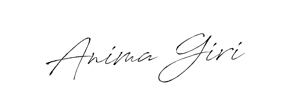 You should practise on your own different ways (Antro_Vectra) to write your name (Anima Giri) in signature. don't let someone else do it for you. Anima Giri signature style 6 images and pictures png