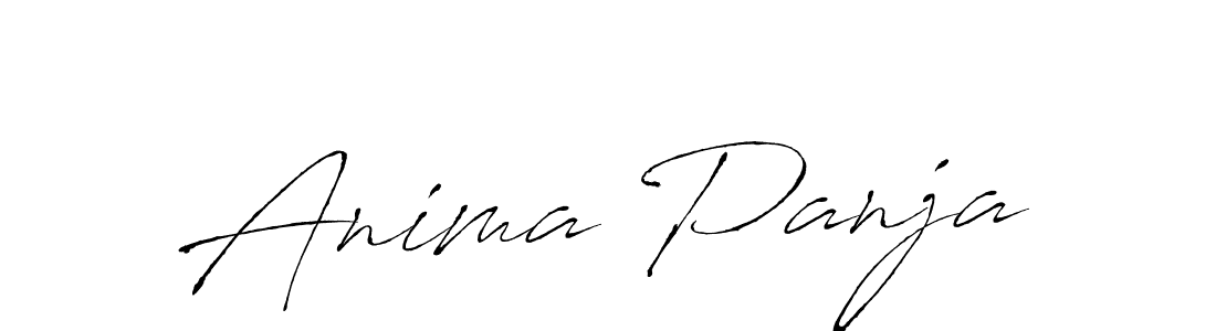 Create a beautiful signature design for name Anima Panja. With this signature (Antro_Vectra) fonts, you can make a handwritten signature for free. Anima Panja signature style 6 images and pictures png