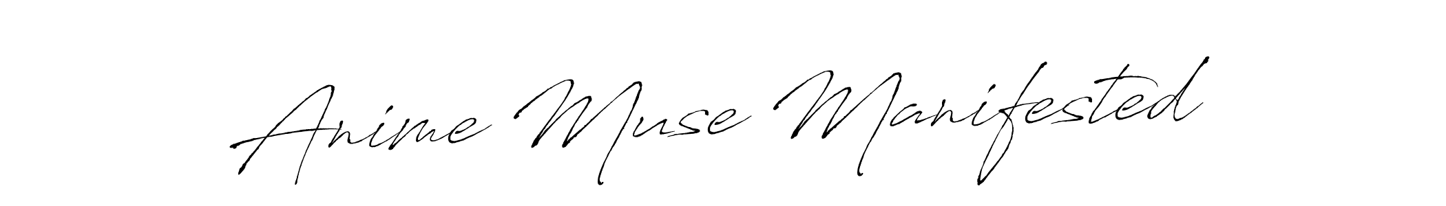 Make a beautiful signature design for name Anime Muse Manifested. With this signature (Antro_Vectra) style, you can create a handwritten signature for free. Anime Muse Manifested signature style 6 images and pictures png