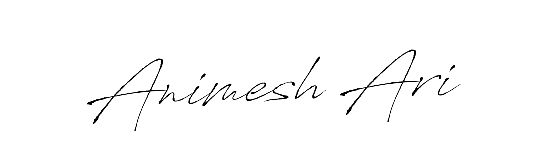 Animesh Ari stylish signature style. Best Handwritten Sign (Antro_Vectra) for my name. Handwritten Signature Collection Ideas for my name Animesh Ari. Animesh Ari signature style 6 images and pictures png