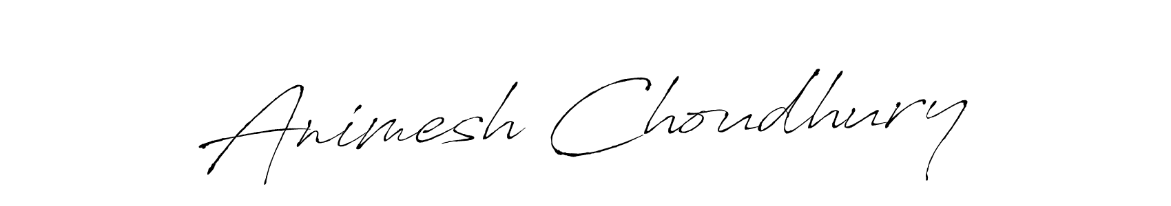 Create a beautiful signature design for name Animesh Choudhury. With this signature (Antro_Vectra) fonts, you can make a handwritten signature for free. Animesh Choudhury signature style 6 images and pictures png