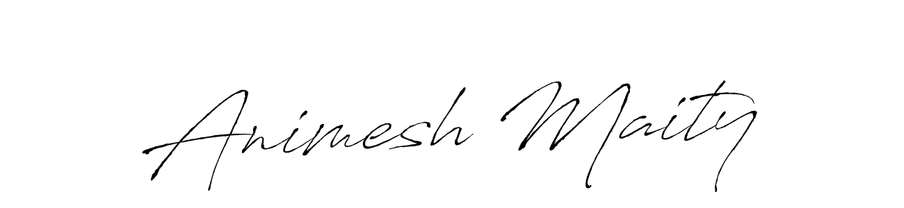 Create a beautiful signature design for name Animesh Maity. With this signature (Antro_Vectra) fonts, you can make a handwritten signature for free. Animesh Maity signature style 6 images and pictures png