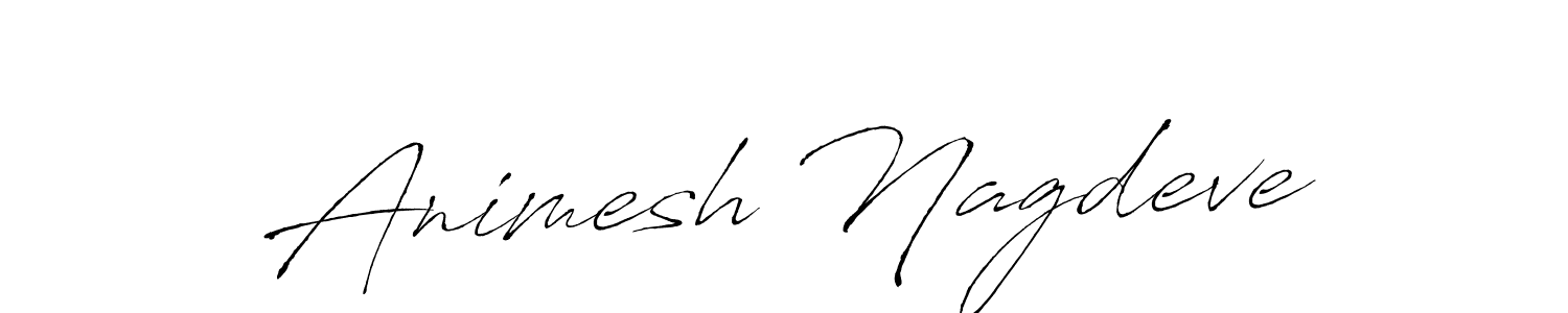 Create a beautiful signature design for name Animesh Nagdeve. With this signature (Antro_Vectra) fonts, you can make a handwritten signature for free. Animesh Nagdeve signature style 6 images and pictures png