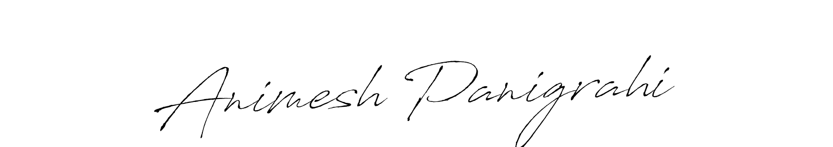 How to make Animesh Panigrahi name signature. Use Antro_Vectra style for creating short signs online. This is the latest handwritten sign. Animesh Panigrahi signature style 6 images and pictures png