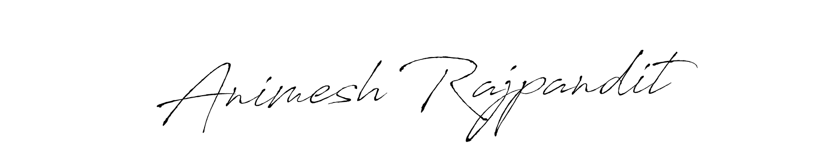 Make a beautiful signature design for name Animesh Rajpandit. With this signature (Antro_Vectra) style, you can create a handwritten signature for free. Animesh Rajpandit signature style 6 images and pictures png