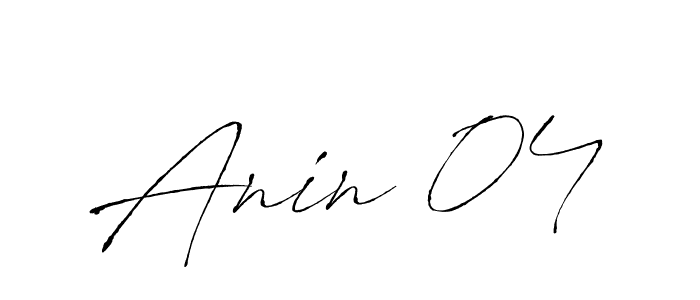 The best way (Antro_Vectra) to make a short signature is to pick only two or three words in your name. The name Anin 04 include a total of six letters. For converting this name. Anin 04 signature style 6 images and pictures png