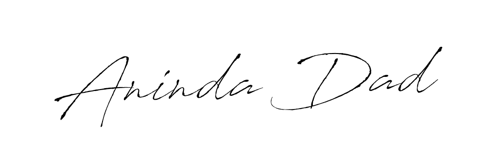 Use a signature maker to create a handwritten signature online. With this signature software, you can design (Antro_Vectra) your own signature for name Aninda Dad. Aninda Dad signature style 6 images and pictures png