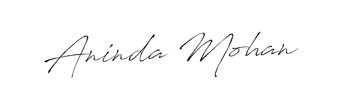 How to make Aninda Mohan signature? Antro_Vectra is a professional autograph style. Create handwritten signature for Aninda Mohan name. Aninda Mohan signature style 6 images and pictures png