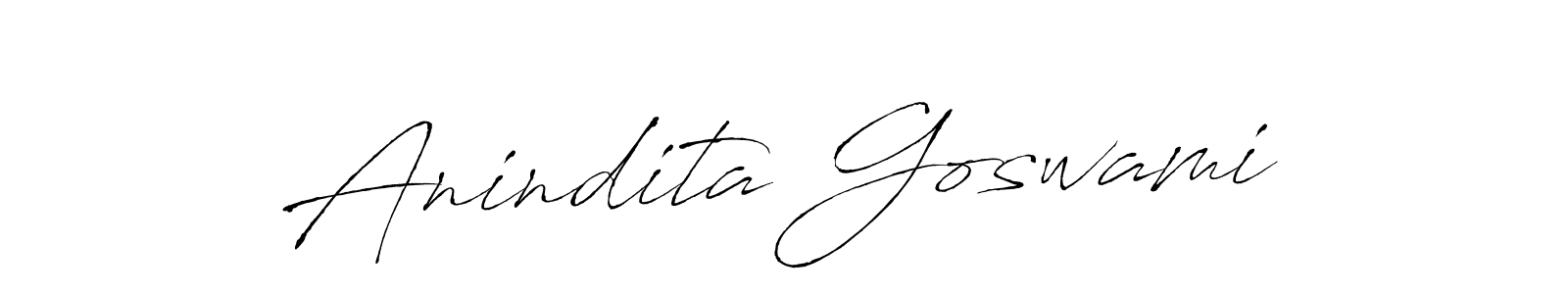 The best way (Antro_Vectra) to make a short signature is to pick only two or three words in your name. The name Anindita Goswami include a total of six letters. For converting this name. Anindita Goswami signature style 6 images and pictures png