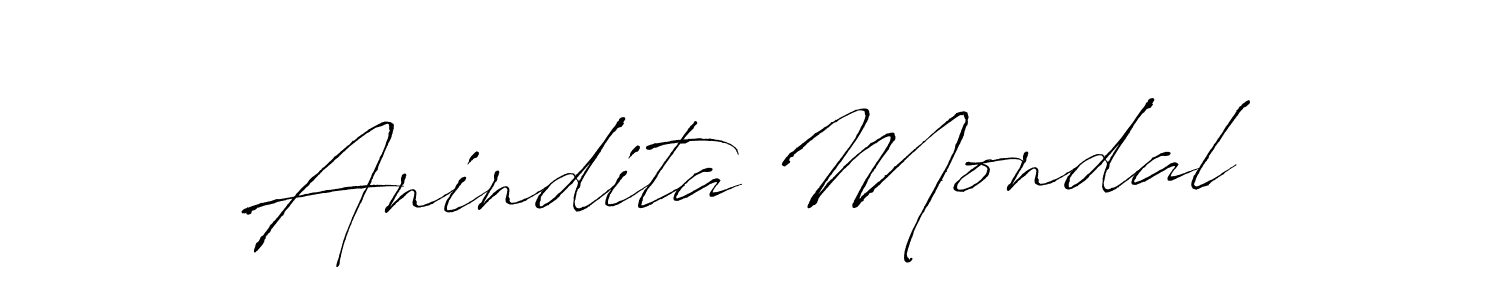 Also we have Anindita Mondal name is the best signature style. Create professional handwritten signature collection using Antro_Vectra autograph style. Anindita Mondal signature style 6 images and pictures png