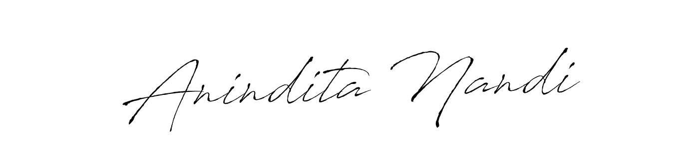 Anindita Nandi stylish signature style. Best Handwritten Sign (Antro_Vectra) for my name. Handwritten Signature Collection Ideas for my name Anindita Nandi. Anindita Nandi signature style 6 images and pictures png