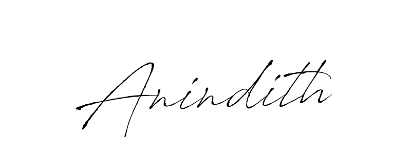 Make a beautiful signature design for name Anindith. Use this online signature maker to create a handwritten signature for free. Anindith signature style 6 images and pictures png