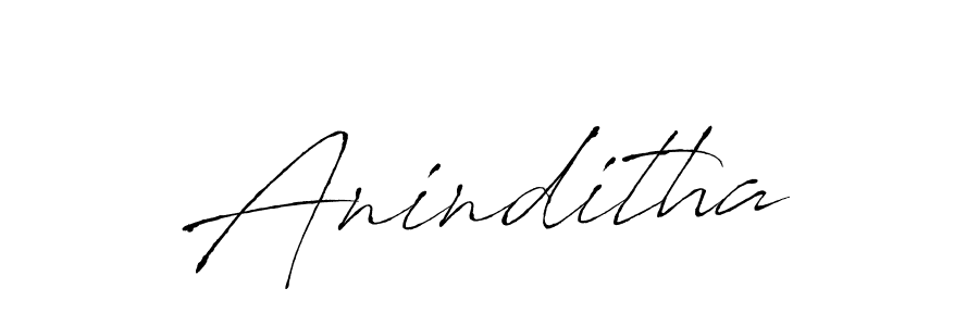 Also You can easily find your signature by using the search form. We will create Aninditha name handwritten signature images for you free of cost using Antro_Vectra sign style. Aninditha signature style 6 images and pictures png
