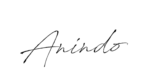 Design your own signature with our free online signature maker. With this signature software, you can create a handwritten (Antro_Vectra) signature for name Anindo. Anindo signature style 6 images and pictures png