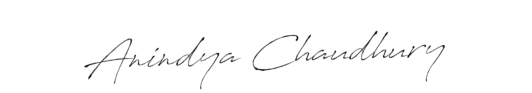 Create a beautiful signature design for name Anindya Chaudhury. With this signature (Antro_Vectra) fonts, you can make a handwritten signature for free. Anindya Chaudhury signature style 6 images and pictures png