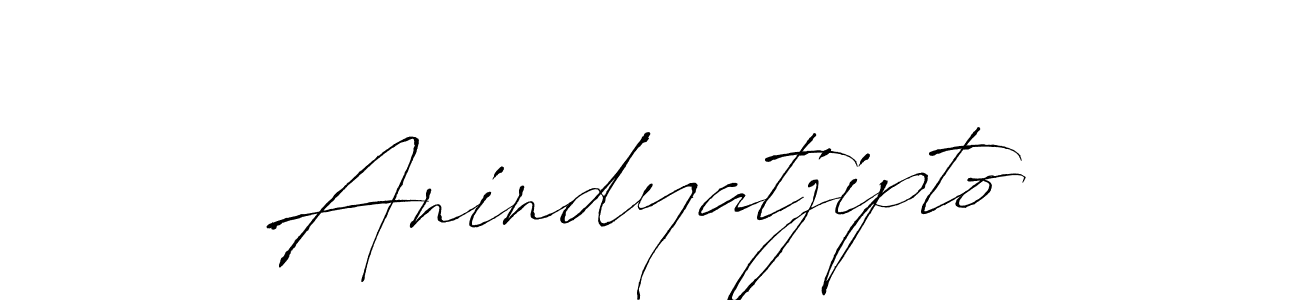 Design your own signature with our free online signature maker. With this signature software, you can create a handwritten (Antro_Vectra) signature for name Anindyatjipto. Anindyatjipto signature style 6 images and pictures png