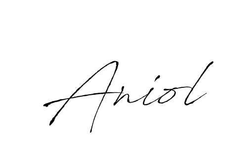 How to make Aniol name signature. Use Antro_Vectra style for creating short signs online. This is the latest handwritten sign. Aniol signature style 6 images and pictures png