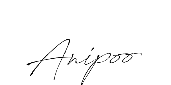 Make a beautiful signature design for name Anipoo. Use this online signature maker to create a handwritten signature for free. Anipoo signature style 6 images and pictures png