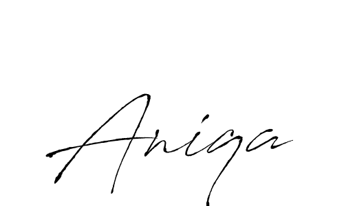 Best and Professional Signature Style for Aniqa. Antro_Vectra Best Signature Style Collection. Aniqa signature style 6 images and pictures png